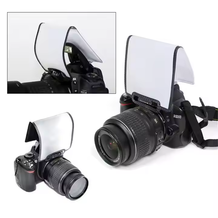 Photography DSLR camera portable and foldable soft screen Lambency Flash Diffuser