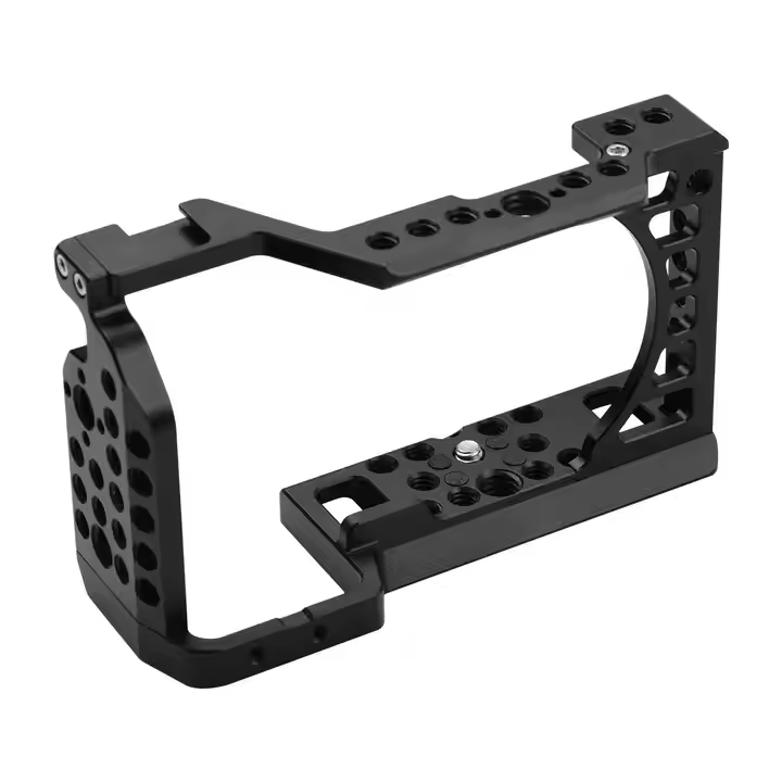 Mini Camera Cage Multi-Functional Aluminum Alloy Camera Cage Portable Photography Accessories for Sony A6400/A6500/A6300/A6000
