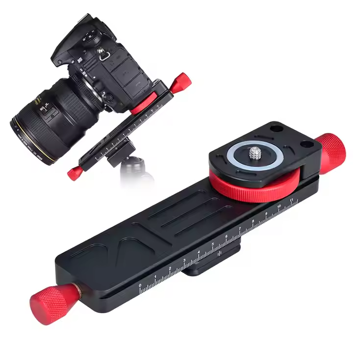 160mm Macro Focusing Rail Slider Close-up Shooting Tripod Head for DSLR Camera