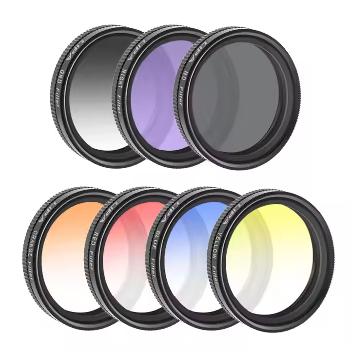 Filters Universal Clip-on Photography Gradual Color Filter High Quality Mobile phone Optical Glass OEM Logo