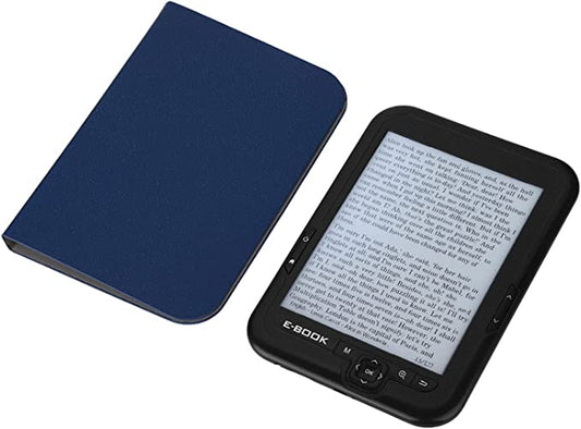 EBOOK Reader, EBOOK Display, 6 Inch Display and Adjustable Warm Light Support 29 Languages(Black-8G)