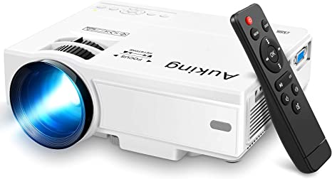 2023 Upgraded Mini Projector, 7500 lumens Multimedia Home Theater Video Projector, Compatible with Full HD 1080P HDMI, USB, VGA, AV, Smartphone, Pad, TV Box, Laptop