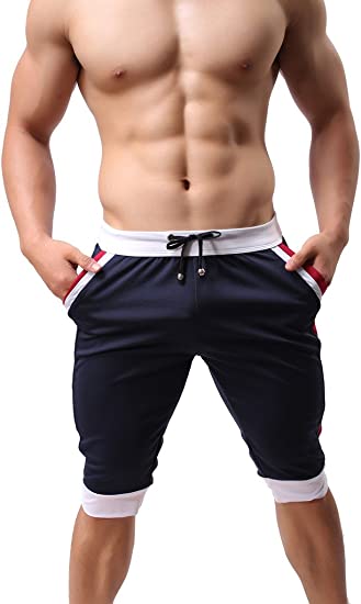 ONEFIT Men's Fashion Sports Pants Summer Thin Section Pants Capri Pants Shorts