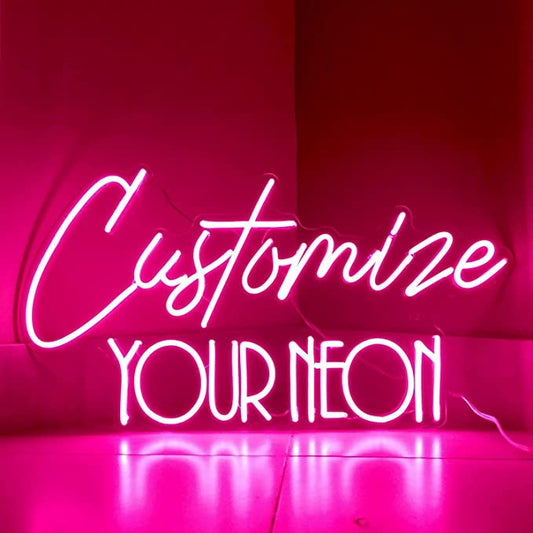 Custom LED Neon Signs Lights for Home Bedroom Wall Decor Wedding Birthday Party Home Décor Personalized Neon Sign Bar Store Logo Neon Sign