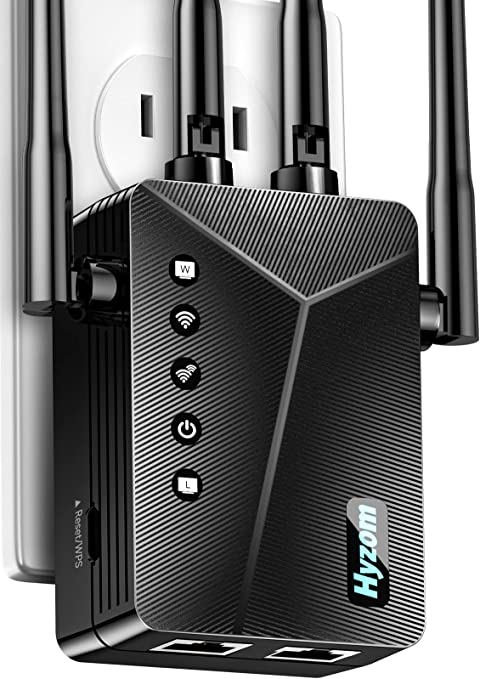 WiFi Extender - 2023 Wireless Signal Range Booster up to 9882 sq.ft for Home, Internet Repeater and Signal Amplifier with Ethernet Port - 1-Key Setup, 5 Modes, Connect up to 40 Devices