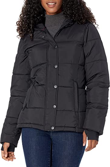 Women's Heavyweight Long-Sleeve Hooded Puffer Coat (Available in Plus Size)