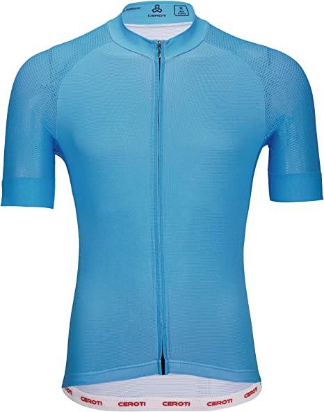 CEROTIPOLAR Snug Fit Men AirCool Cycling Jersey Bike Shirts UPF50+,PRO Dry Fit Light Weight Fabric